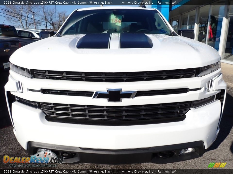 2021 Chevrolet Silverado 1500 RST Crew Cab 4x4 Summit White / Jet Black Photo #8