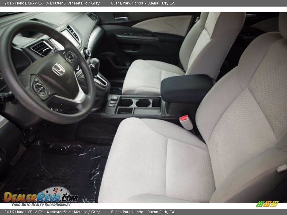 2016 Honda CR-V EX Alabaster Silver Metallic / Gray Photo #3