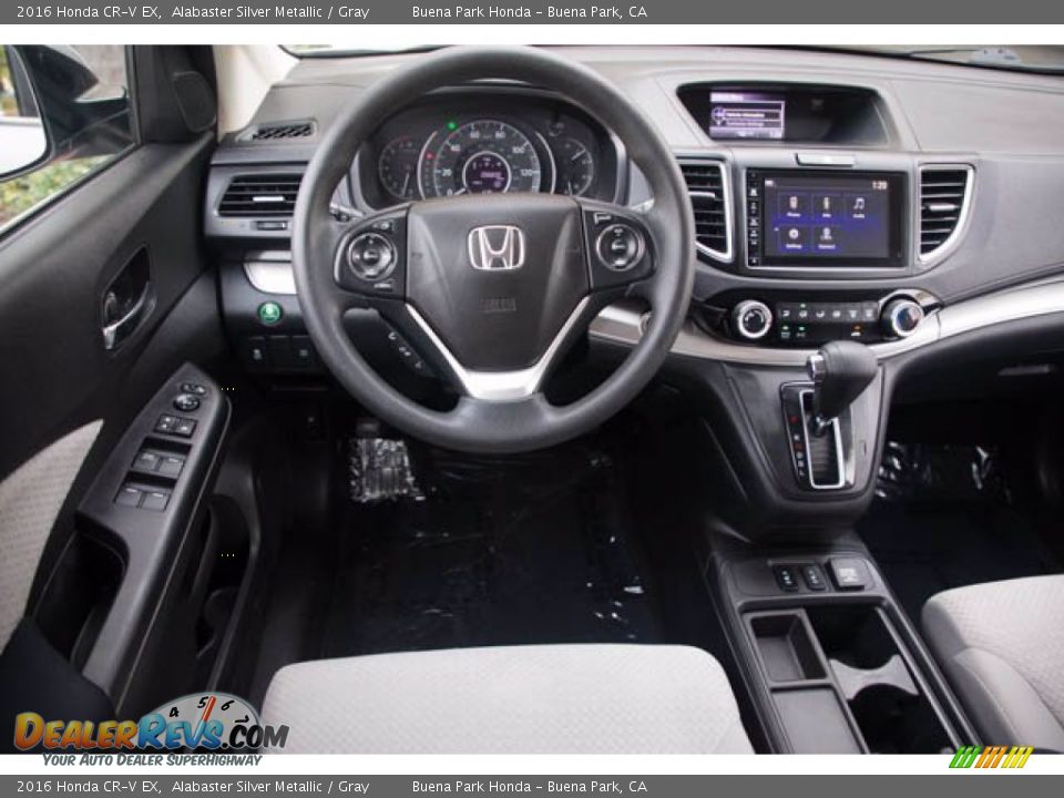 2016 Honda CR-V EX Alabaster Silver Metallic / Gray Photo #5