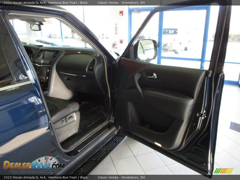 2020 Nissan Armada SL 4x4 Hermosa Blue Pearl / Black Photo #17