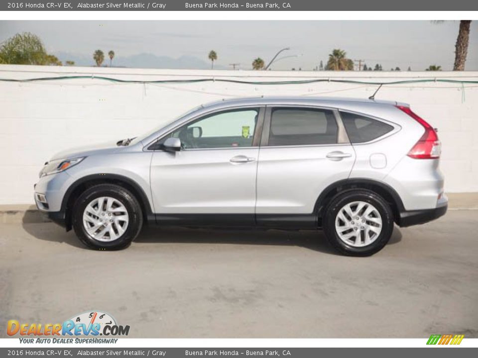 2016 Honda CR-V EX Alabaster Silver Metallic / Gray Photo #8