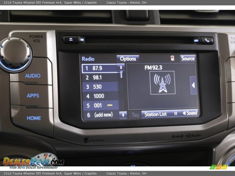 2019 Toyota 4Runner SR5 Premium 4x4 Super White / Graphite Photo #10