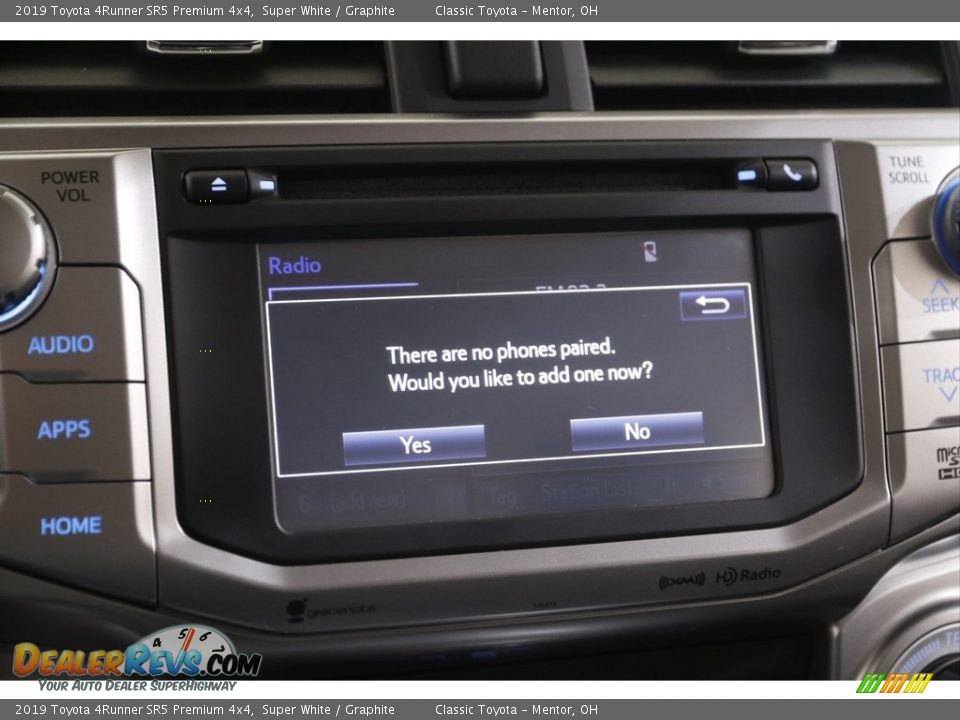 2019 Toyota 4Runner SR5 Premium 4x4 Super White / Graphite Photo #11