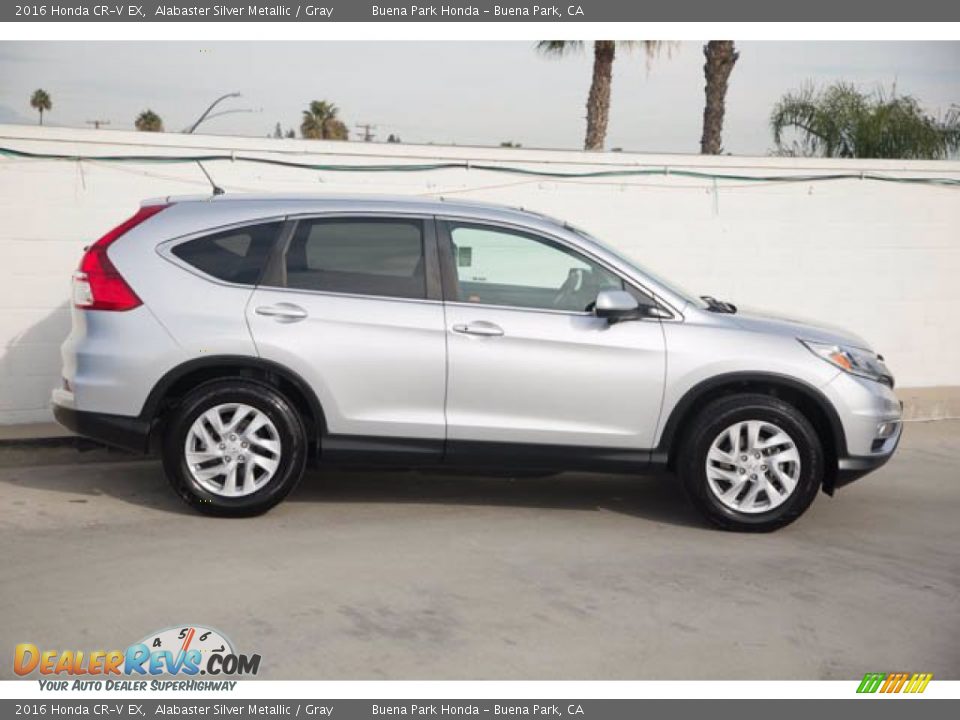 2016 Honda CR-V EX Alabaster Silver Metallic / Gray Photo #10