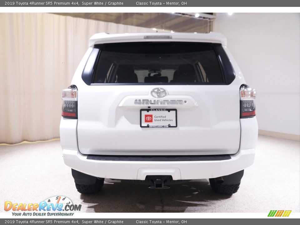 2019 Toyota 4Runner SR5 Premium 4x4 Super White / Graphite Photo #19
