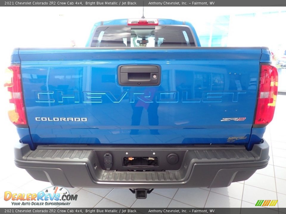 2021 Chevrolet Colorado ZR2 Crew Cab 4x4 Bright Blue Metallic / Jet Black Photo #3