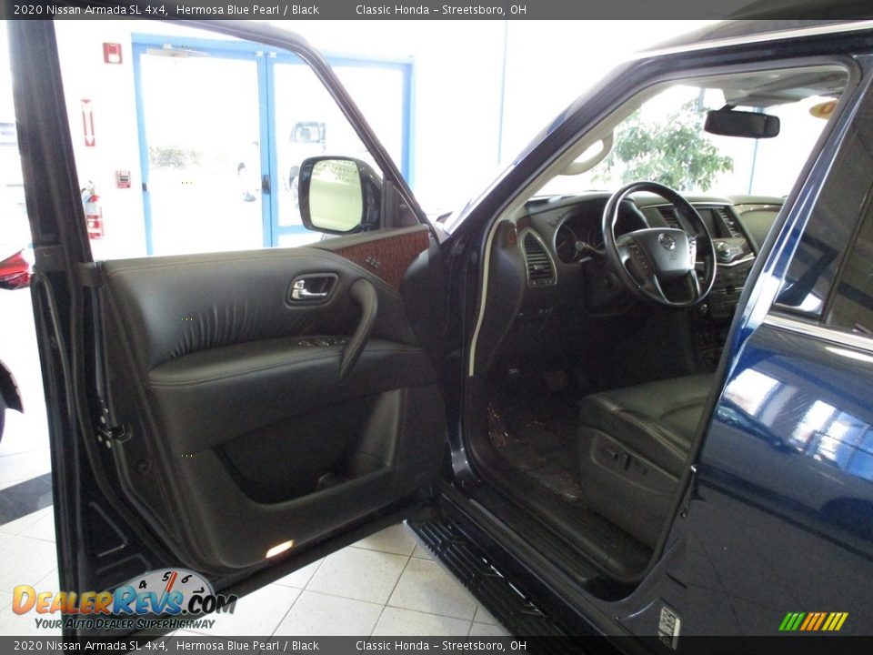 2020 Nissan Armada SL 4x4 Hermosa Blue Pearl / Black Photo #29
