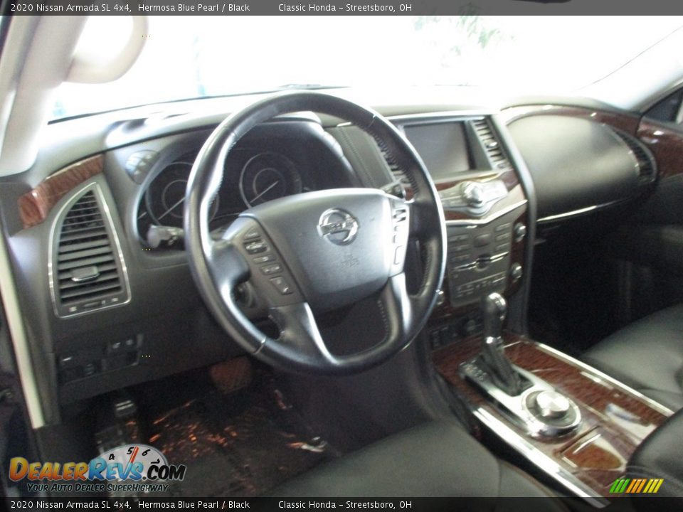 2020 Nissan Armada SL 4x4 Hermosa Blue Pearl / Black Photo #32