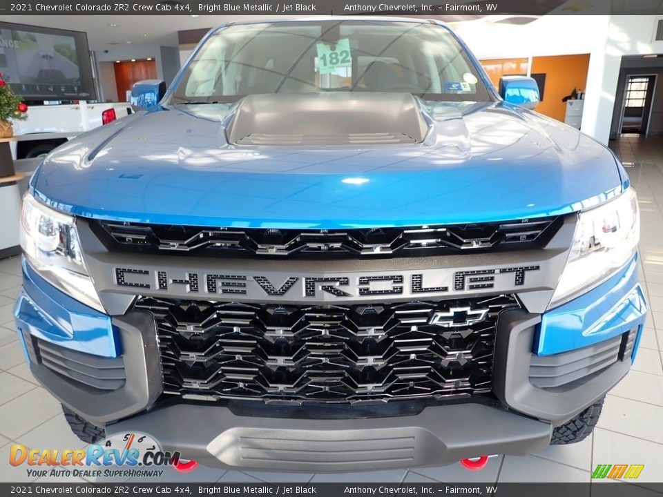 2021 Chevrolet Colorado ZR2 Crew Cab 4x4 Bright Blue Metallic / Jet Black Photo #8