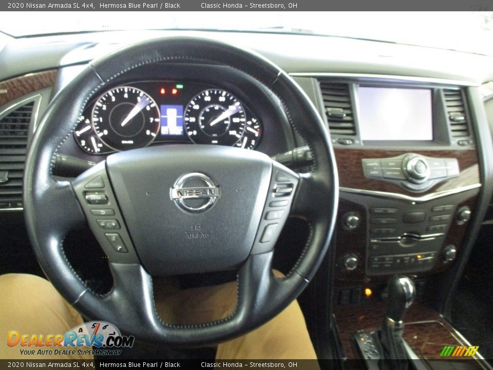 2020 Nissan Armada SL 4x4 Hermosa Blue Pearl / Black Photo #33