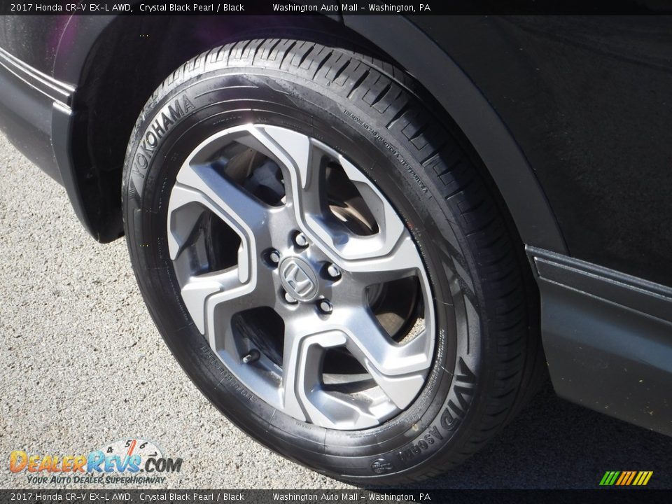 2017 Honda CR-V EX-L AWD Crystal Black Pearl / Black Photo #4