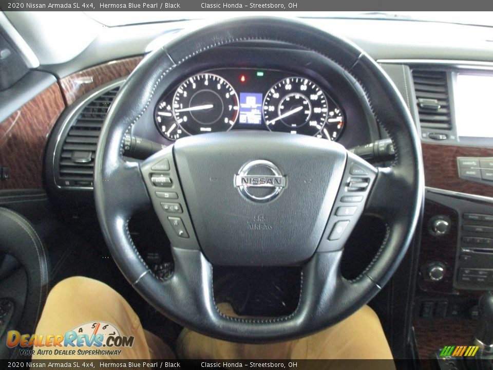 2020 Nissan Armada SL 4x4 Steering Wheel Photo #35