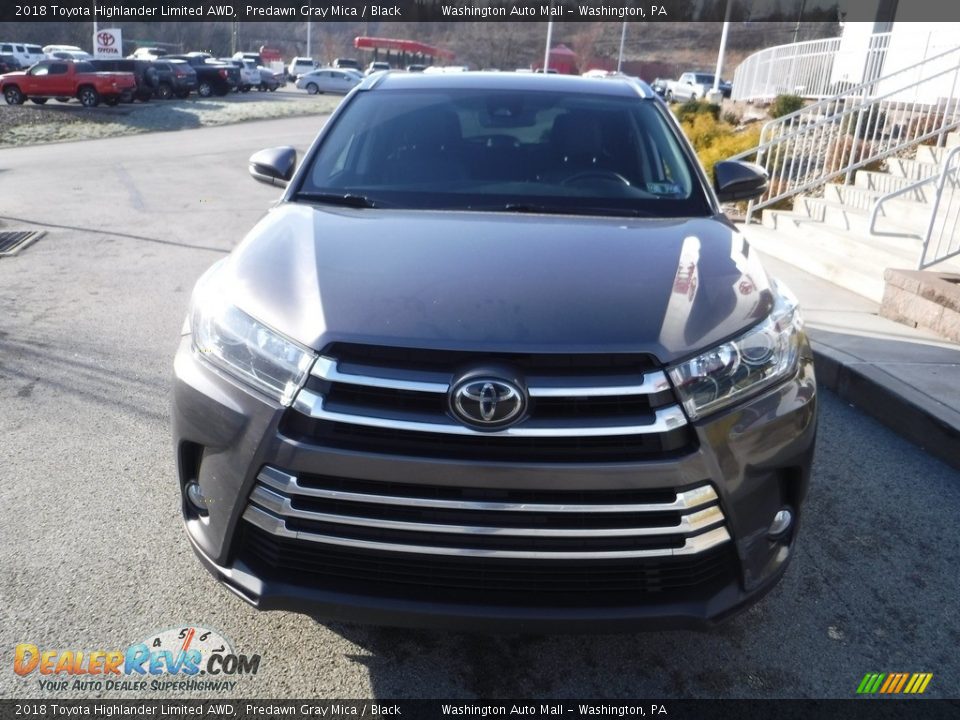 2018 Toyota Highlander Limited AWD Predawn Gray Mica / Black Photo #4