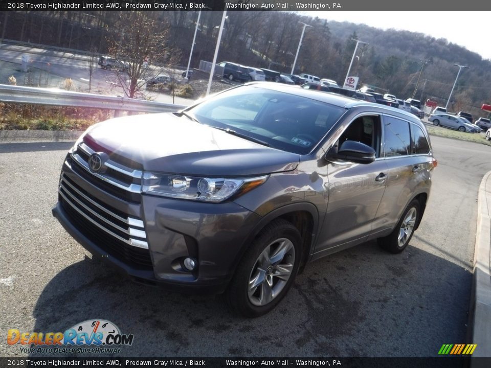 2018 Toyota Highlander Limited AWD Predawn Gray Mica / Black Photo #5