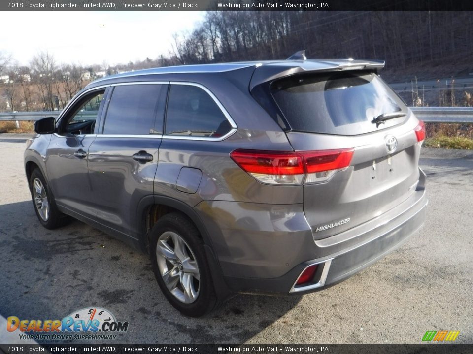 2018 Toyota Highlander Limited AWD Predawn Gray Mica / Black Photo #7