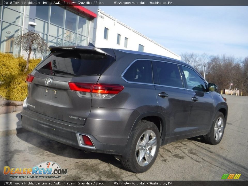 2018 Toyota Highlander Limited AWD Predawn Gray Mica / Black Photo #9