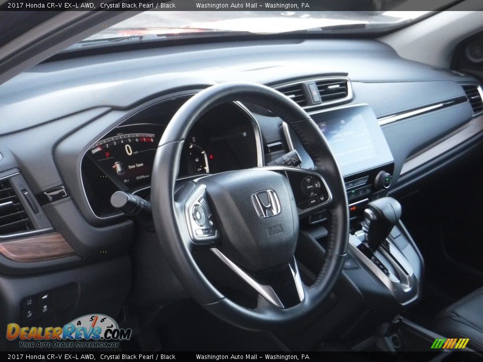 2017 Honda CR-V EX-L AWD Crystal Black Pearl / Black Photo #13