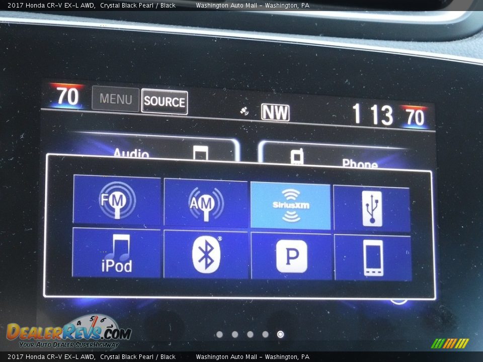 2017 Honda CR-V EX-L AWD Crystal Black Pearl / Black Photo #19