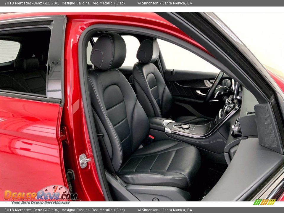 2018 Mercedes-Benz GLC 300 designo Cardinal Red Metallic / Black Photo #6