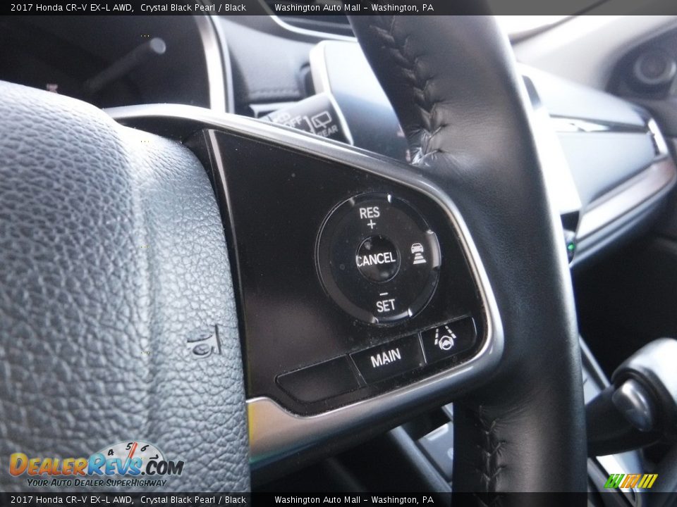 2017 Honda CR-V EX-L AWD Crystal Black Pearl / Black Photo #26