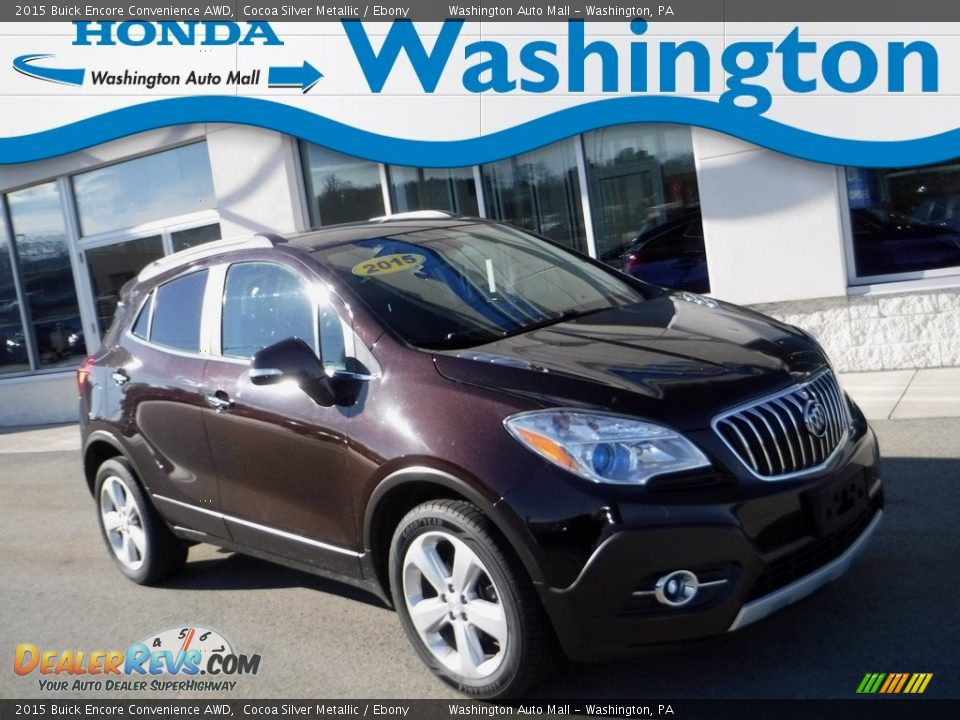 2015 Buick Encore Convenience AWD Cocoa Silver Metallic / Ebony Photo #1