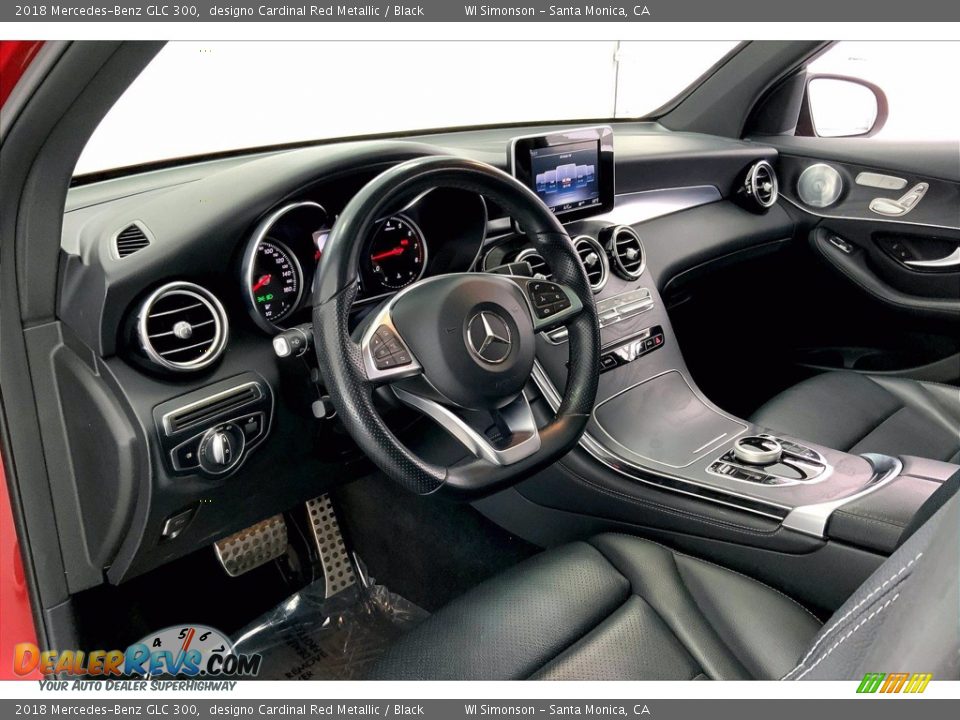 2018 Mercedes-Benz GLC 300 designo Cardinal Red Metallic / Black Photo #14