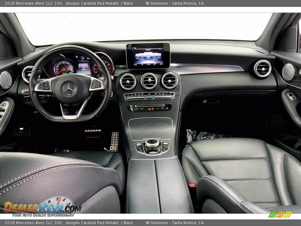 2018 Mercedes-Benz GLC 300 designo Cardinal Red Metallic / Black Photo #15