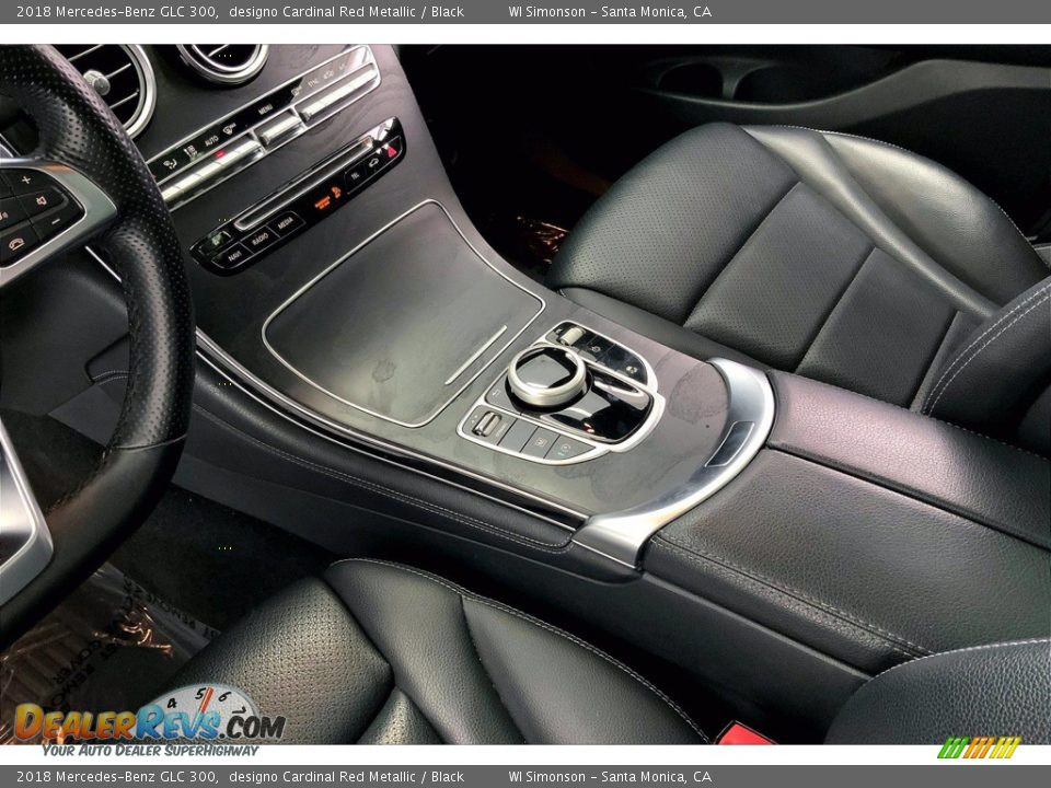2018 Mercedes-Benz GLC 300 designo Cardinal Red Metallic / Black Photo #17