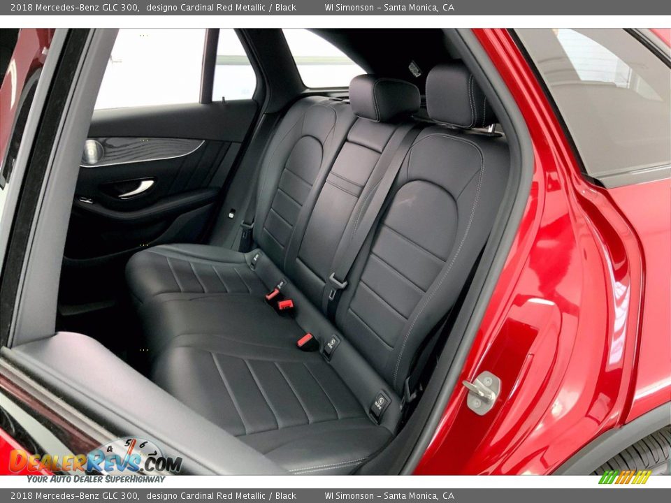 2018 Mercedes-Benz GLC 300 designo Cardinal Red Metallic / Black Photo #20