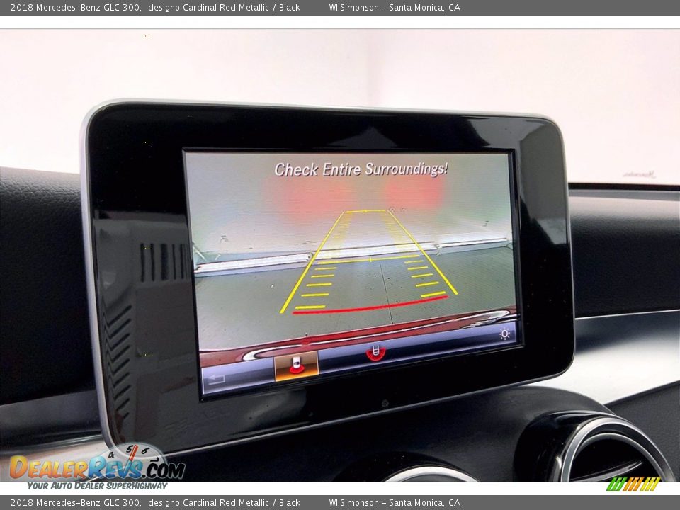 2018 Mercedes-Benz GLC 300 designo Cardinal Red Metallic / Black Photo #24