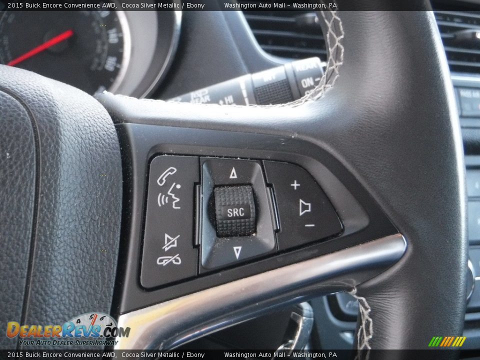 2015 Buick Encore Convenience AWD Cocoa Silver Metallic / Ebony Photo #20