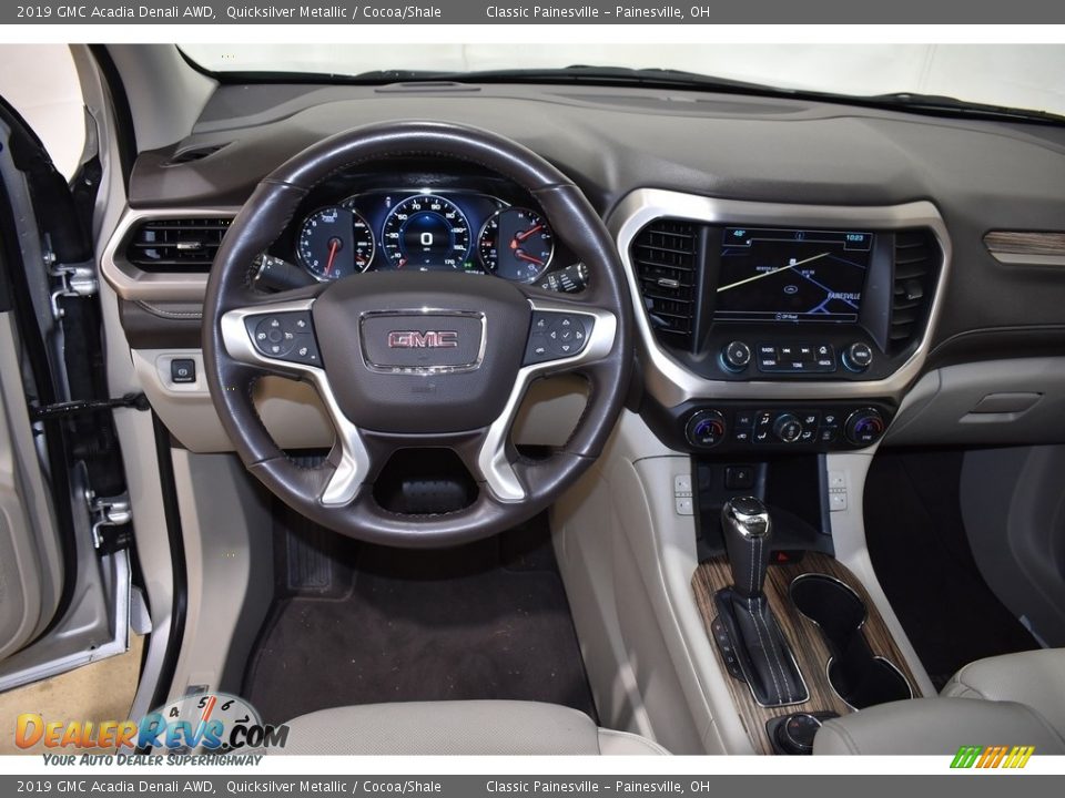 2019 GMC Acadia Denali AWD Quicksilver Metallic / Cocoa/Shale Photo #14