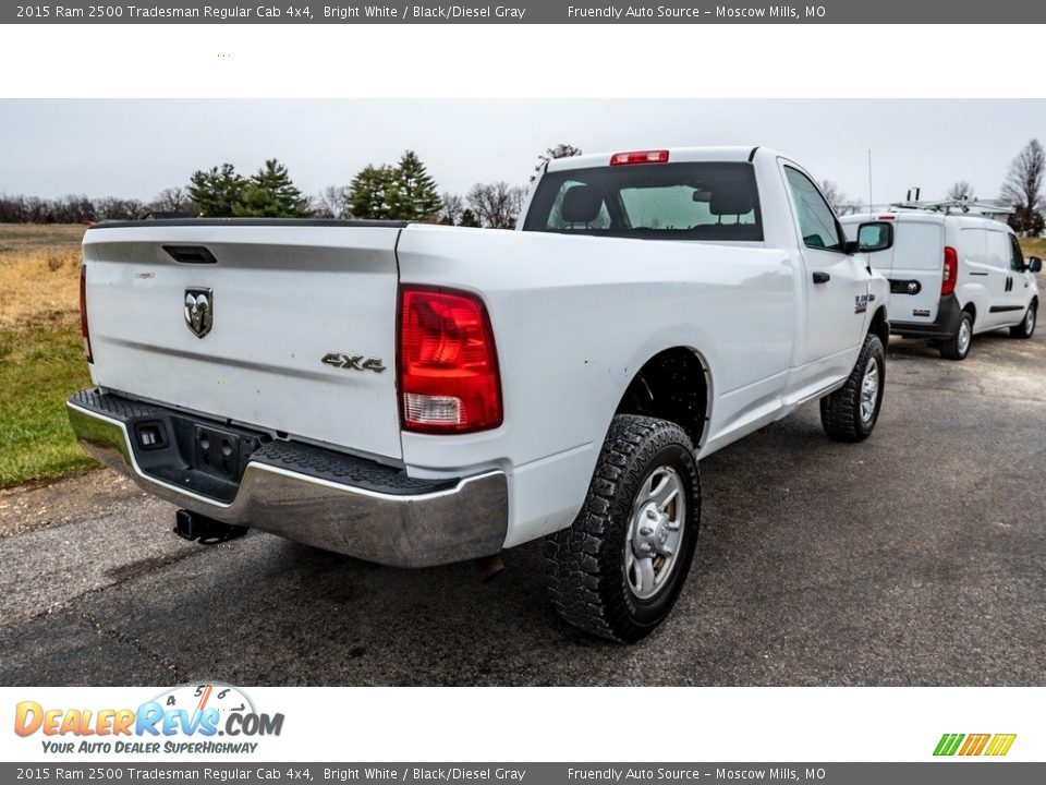 2015 Ram 2500 Tradesman Regular Cab 4x4 Bright White / Black/Diesel Gray Photo #3