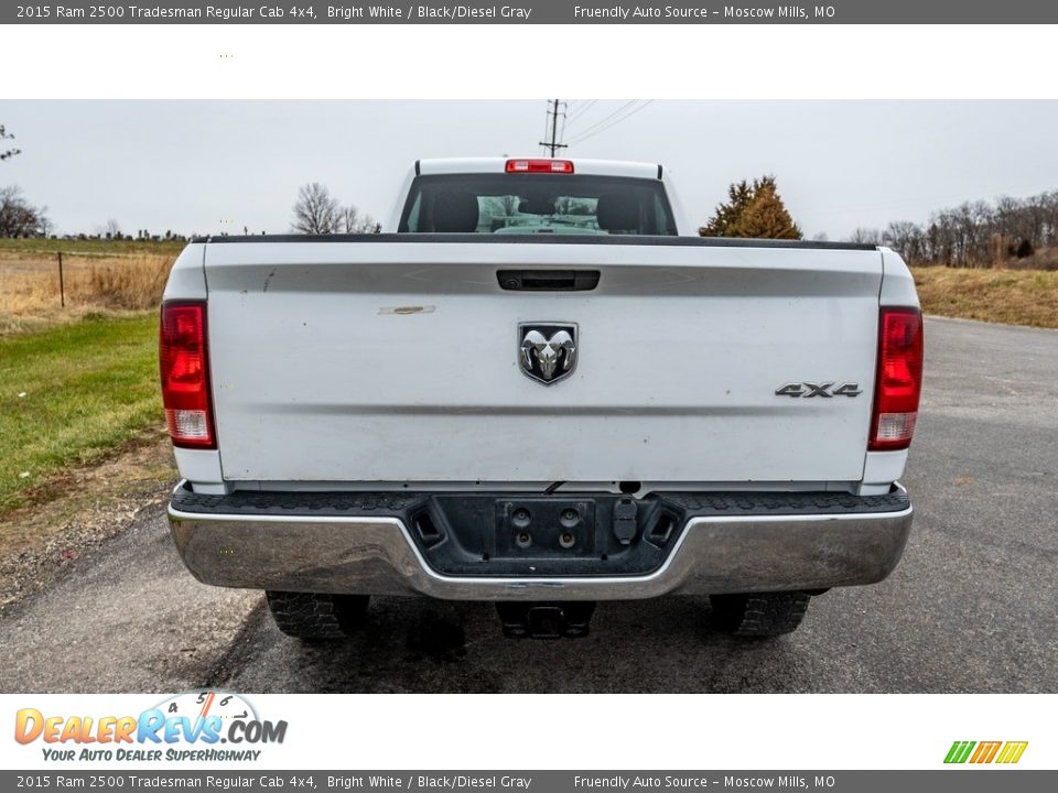 2015 Ram 2500 Tradesman Regular Cab 4x4 Bright White / Black/Diesel Gray Photo #4