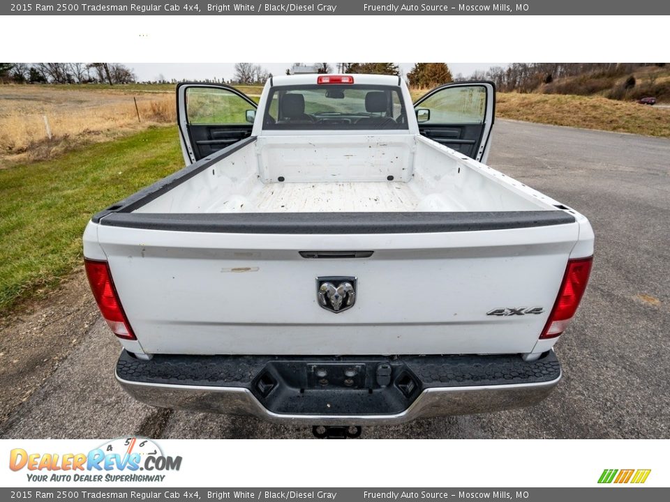 2015 Ram 2500 Tradesman Regular Cab 4x4 Bright White / Black/Diesel Gray Photo #8