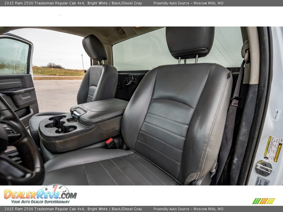 Front Seat of 2015 Ram 2500 Tradesman Regular Cab 4x4 Photo #9