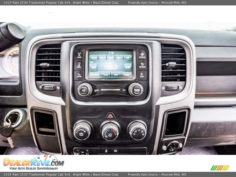 Controls of 2015 Ram 2500 Tradesman Regular Cab 4x4 Photo #12