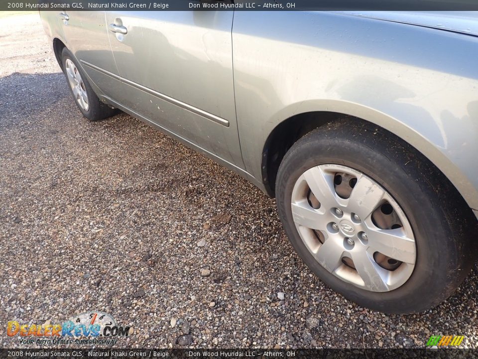 2008 Hyundai Sonata GLS Natural Khaki Green / Beige Photo #3