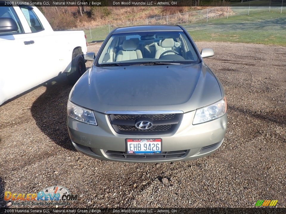 2008 Hyundai Sonata GLS Natural Khaki Green / Beige Photo #4