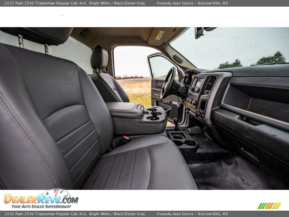 2015 Ram 2500 Tradesman Regular Cab 4x4 Bright White / Black/Diesel Gray Photo #15