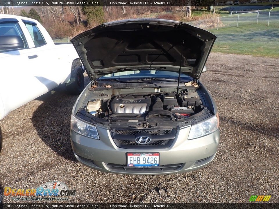2008 Hyundai Sonata GLS Natural Khaki Green / Beige Photo #5