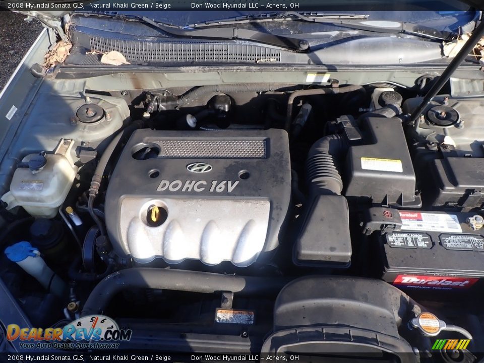 2008 Hyundai Sonata GLS Natural Khaki Green / Beige Photo #6