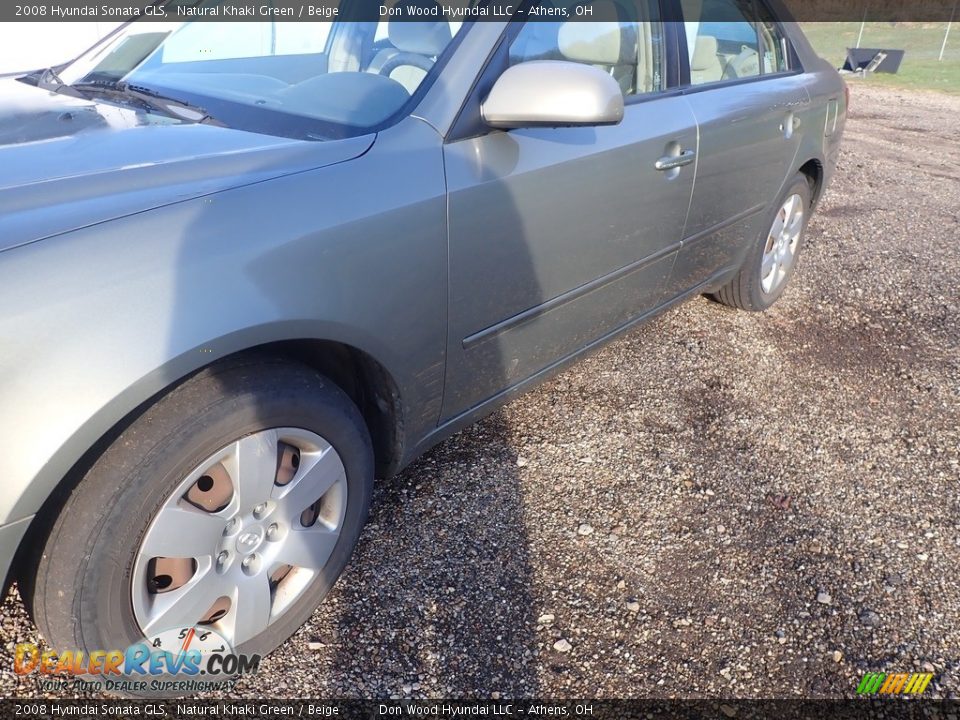 2008 Hyundai Sonata GLS Natural Khaki Green / Beige Photo #8