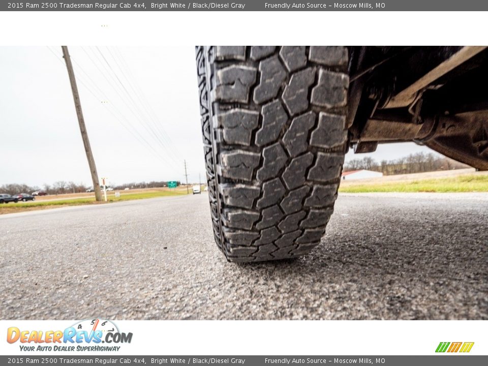 2015 Ram 2500 Tradesman Regular Cab 4x4 Bright White / Black/Diesel Gray Photo #21