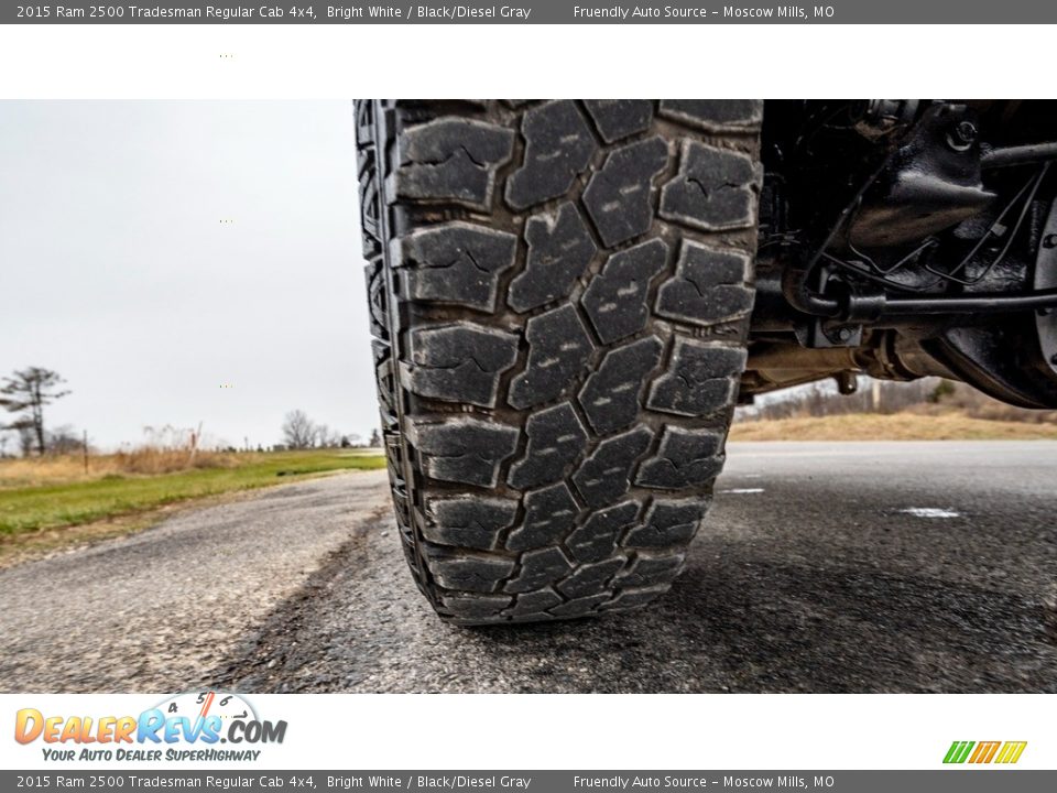 2015 Ram 2500 Tradesman Regular Cab 4x4 Bright White / Black/Diesel Gray Photo #23