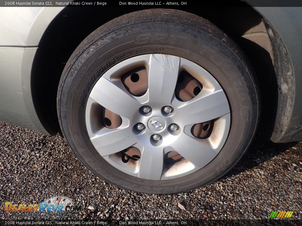 2008 Hyundai Sonata GLS Natural Khaki Green / Beige Photo #12
