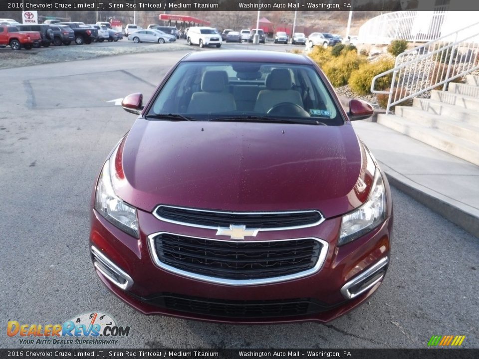 2016 Chevrolet Cruze Limited LT Siren Red Tintcoat / Medium Titanium Photo #10