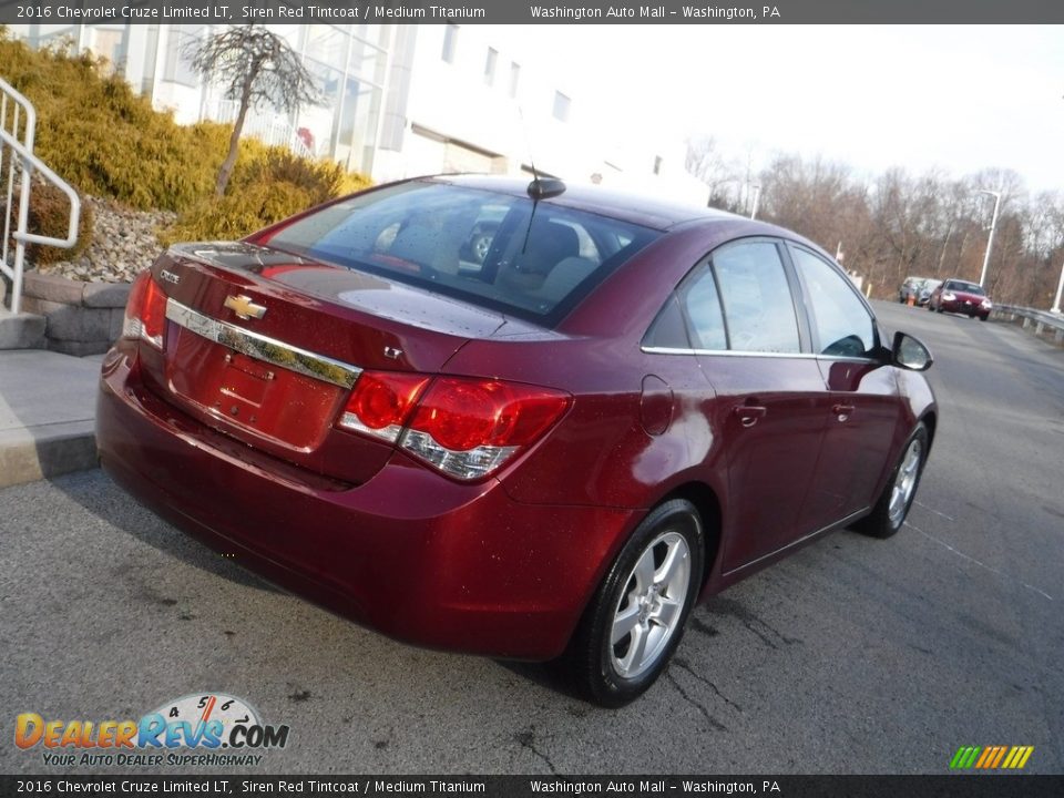 2016 Chevrolet Cruze Limited LT Siren Red Tintcoat / Medium Titanium Photo #15