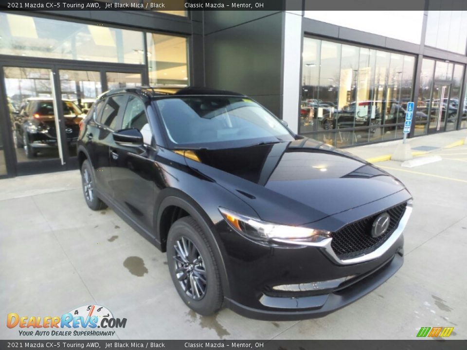2021 Mazda CX-5 Touring AWD Jet Black Mica / Black Photo #1