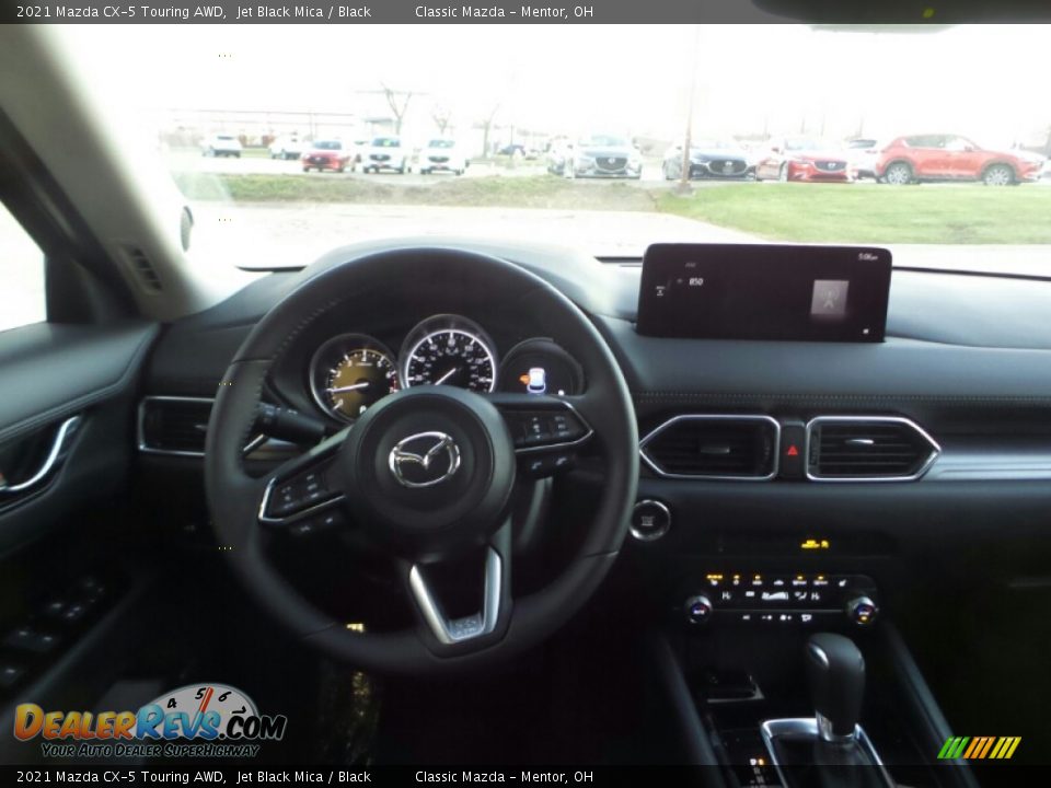 2021 Mazda CX-5 Touring AWD Jet Black Mica / Black Photo #4